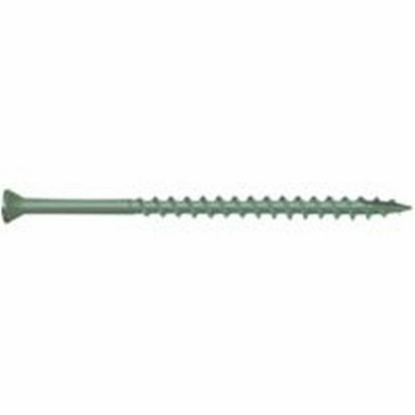 National Nail Deck Screw, #7 Thrd, 2-1/2in L, Trim Head, Star Drive, Type 17 Slash Point, Crbn Stl, ProTech-Coated 8894